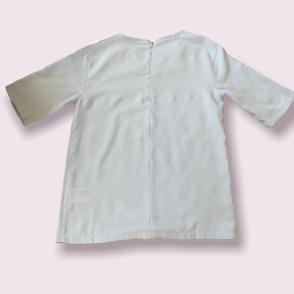 LIMITED EDITION Adidas Originals Blue Linen Embroidered Shirt ( PART OF A SET) - Picture 4 of 8